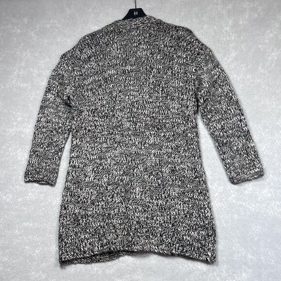 J. Jill Cardigan Sweater Womens Size Medium Brown Grey Wool Alpaca Button Front - Picture 8 of 10